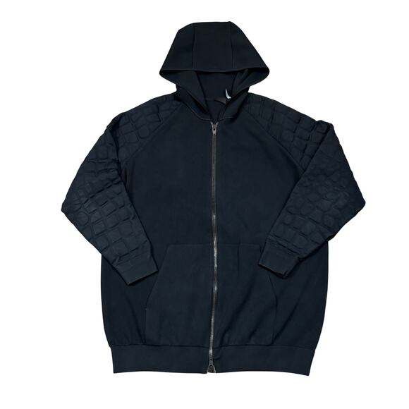 Alexander Wang x H&M Textured Scuba Biker Full Zip Hoodie Men's Medium
